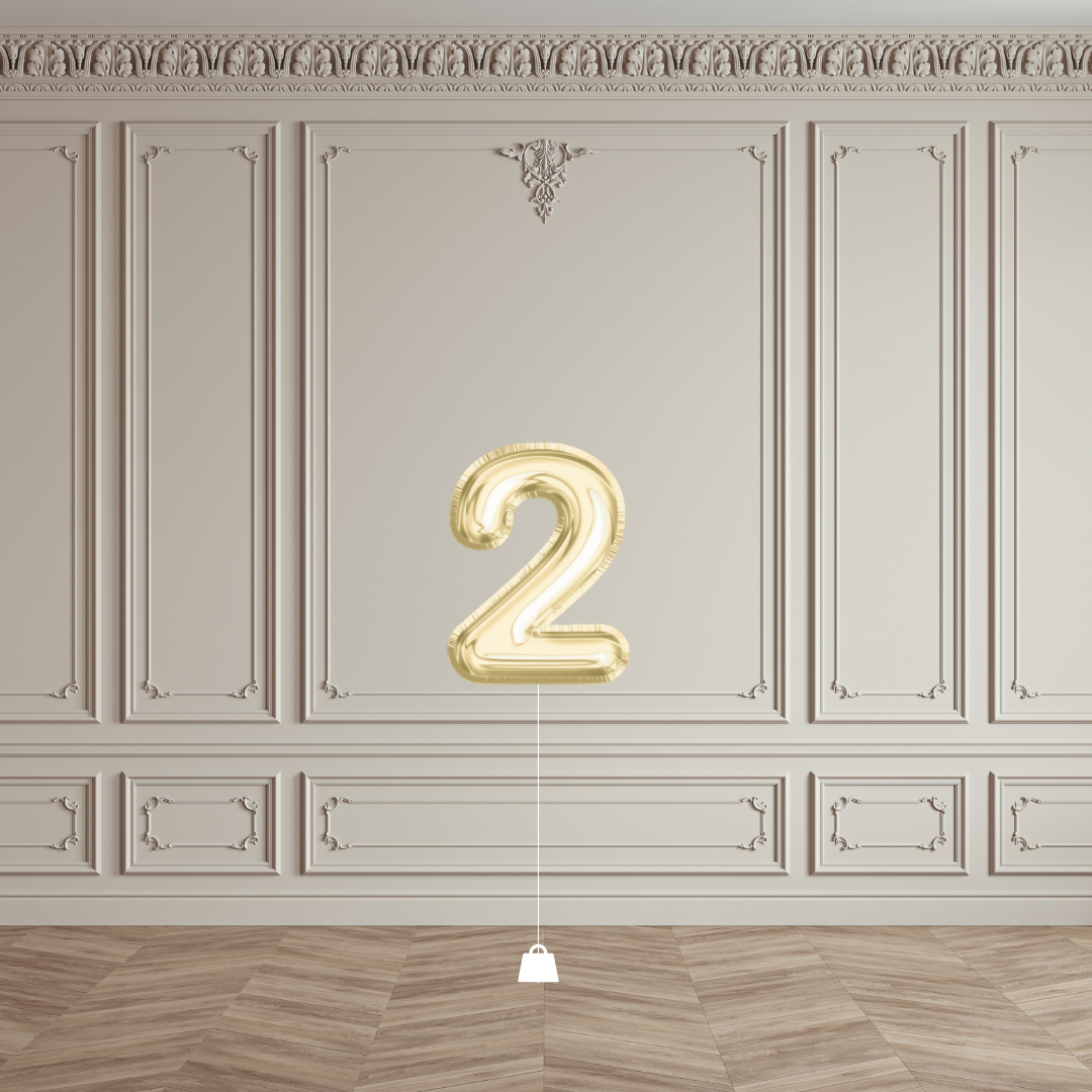 Ballon chiffre à l'hélium 40"